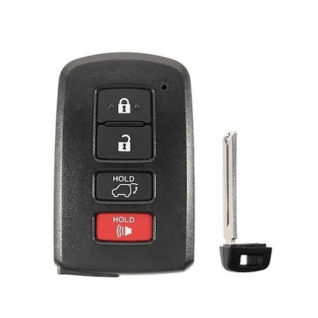 Keyless Factory KeylessFactory: 2012-2019 Toyota 4-Button Smart Key SHELL Hatch for HYQ14FBA SKS-TOY-130